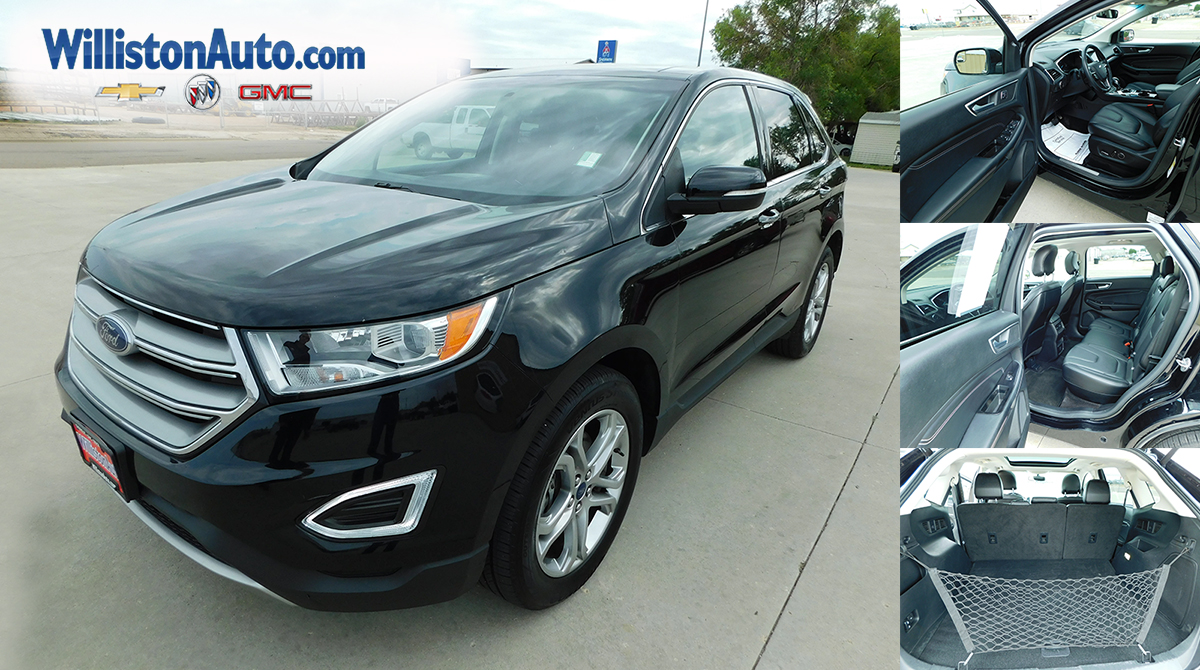 Williston_Auto's tweet photo. Looking for a different vehicle, this used vehicle will fill your needs. 
⭐️ 2016 FORD EDGE TITANIUM SUV AWD - Stk# P2755
https://t.co/SFBEPlqNEf
Text or Call 701.577.2927 during business hours. 
#WillistonAuto #UsedVehicles #Ford #financingavailable https://t.co/mXmnNTc5rF