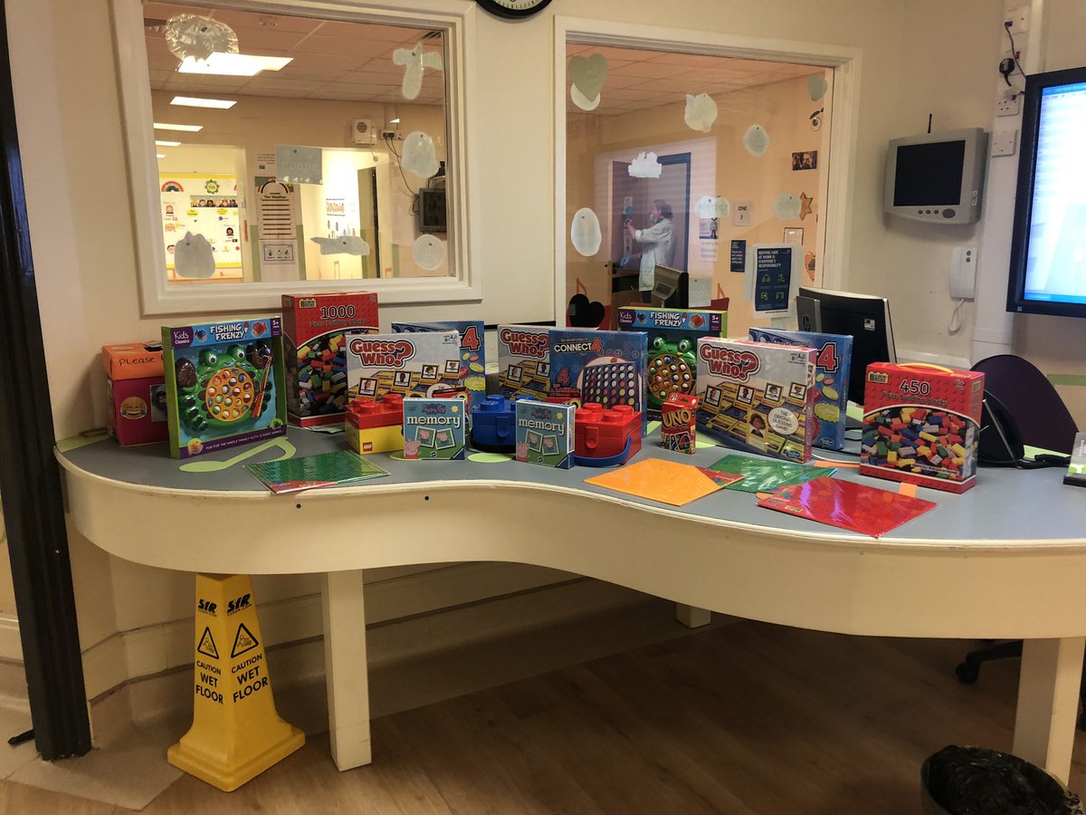 2 of our nurses recently ran the Manchester 10k raising £660 for the CRC! - well done Gaynor &amp; Mel for your amazing achievement🏅 
Now we have new games that our patients have loved playing with this week and we plan to buy more soon #ourfamilycaringforyours <a href="/RMCHosp/">RMCHosp</a>