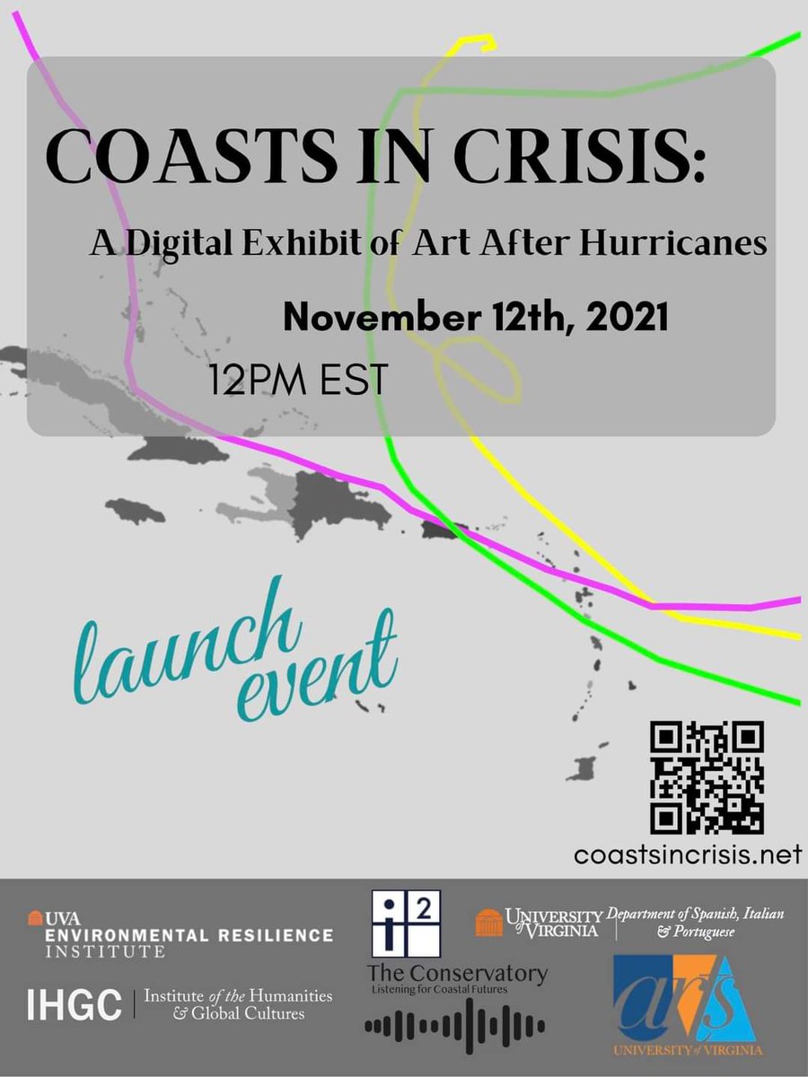 _wepm's tweet photo. For my next event this week: the launch of the @coastsincrisis digital exhibition!! I've been co-creating the site since January and am very proud of it x3 It will be free and on Zoom. Come and celebrate with us! Register using the QR code~ @carowhitcomb @Tropicaltropes https://t.co/IIcigL4fSj