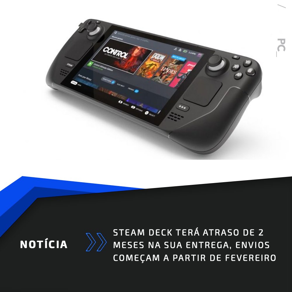 A crise dos semicondutores parece ter afetado a gigante do mundo dos games. A Steam, assim como todos sabem, é atualmente a maior loja de jogos no PC.

Saiba mais, clique aqui 👉 bit.ly/3c5TMdA