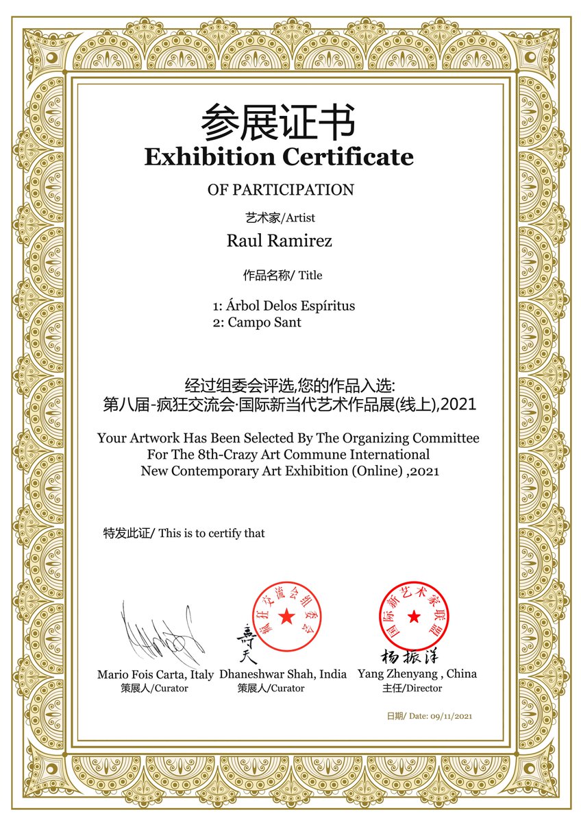 RaulRamirezart's tweet photo. Un éxito la exposición en China gracias por su apoyo
#china #arte #raulramirez #oaxaca #mexico #artemexicano #art https://t.co/DjFBYNroTW