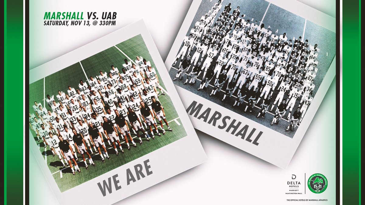 HerdFB's tweet photo. This is our WHY. See you Saturday, Herd Fans! 

#RiseAsOne x #WeAreMarshall https://t.co/THNkAlUSkz