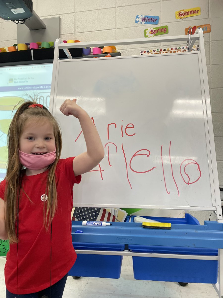 prekpalms's tweet image. Today we practiced writing our names and identifyinganf circling letters in our poem “A Tree My Size” #treestudy #laceypop #namepractice