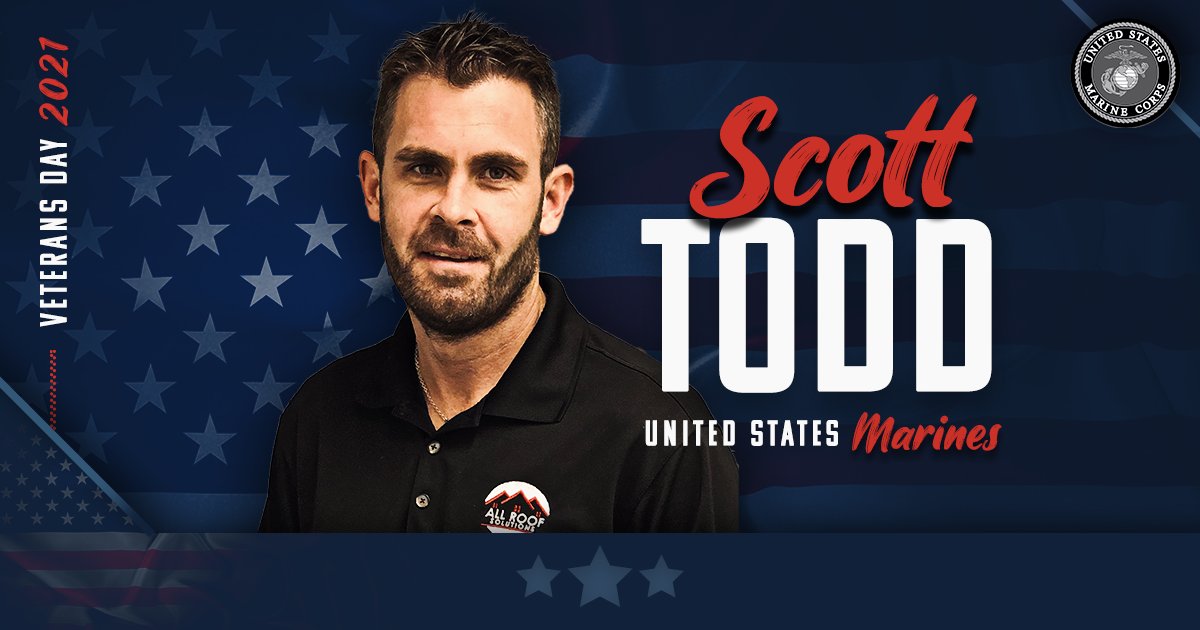 AllRoof1's tweet photo. Today we salute all of the US Veterans but want to extend a special thanks to our Veterans on staff. Thank you for your service, bravery, sacrifice, and dedication to our country! Happy Veterans Day! 🇺🇸
#veterans #VeteransDay #VeteransDay2021 #HappyVeteransDay2021 https://t.co/EQWaLdKCDv