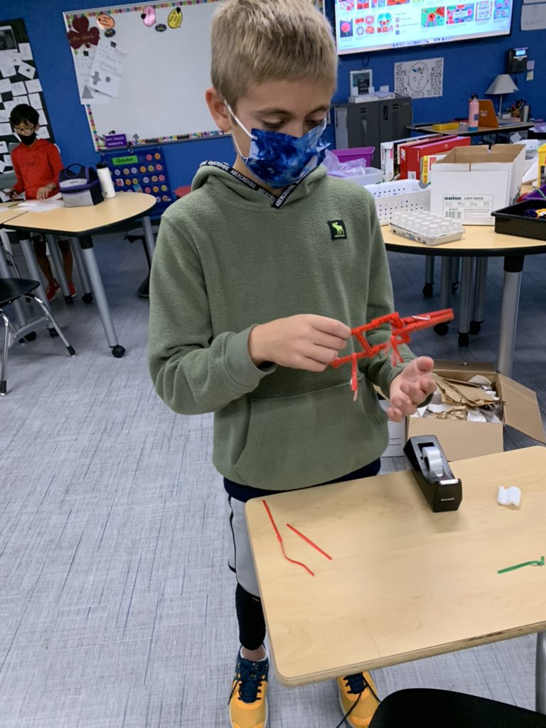 To honor past, present, and future Veterans on this day of remembrance, 4th and 5th graders planted our own “Flanders Field” using a variety of materials. Creative minds at work! <a href="/adeDCSD/">Abraham Depp Elementary</a>