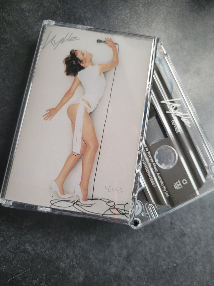 LoveisLove_2020's tweet photo. My #Fever collection continues to grow with #Australian #Fever20 #cassette @kylieminogue #kylie @WarnerMusicAU #KylieMinogue https://t.co/SmZgxuRtcq