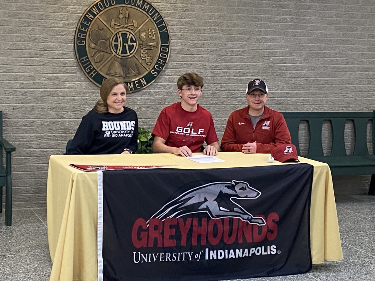 Signing day for some of our student athletes: Melia, Anna, and Jackson. Congratulations- we are proud of you!  <a href="/Gwoodathletics/">Greenwood Athletics</a> <a href="/GHSWoodmen/">GHSWoodmen</a>