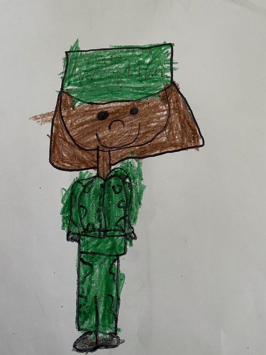 LadyCPowell's tweet photo. Happy Veteran’s Day from my Kindergarten class at Champion Elementary School! We salute our service men and women for their contributions to our country♥️ https://t.co/CzlnvqAuSw