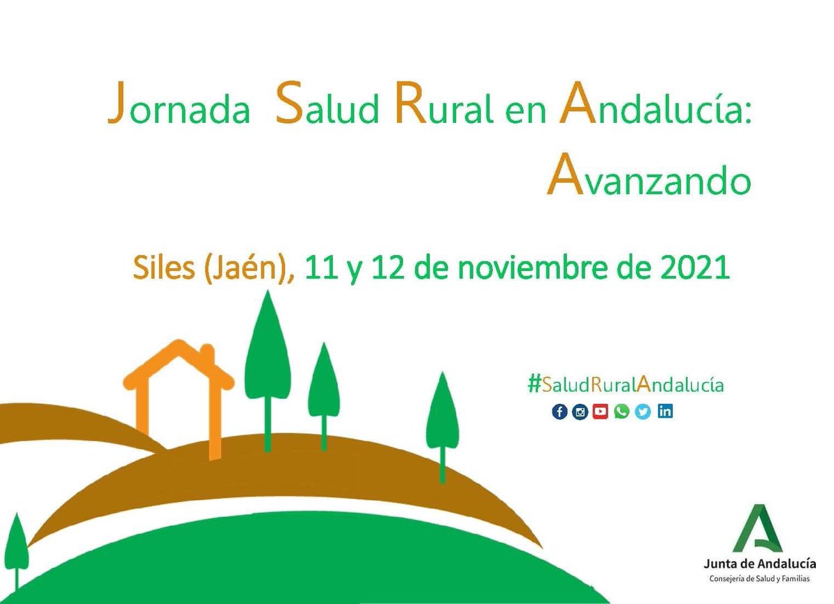 🌳 El #AGSSurdeCórdoba está presente en la I Jornada #SaludRuralAndalucía que <a href="/easpsalud/">Escuela Andaluza SP</a> organiza entre hoy y mañana en la localidad #jiennense de #Siles 

❓Sabías que el #surdeCórdoba es uno de los territorios con mayor #dispersióngeográfica de #Andalucía❓

<a href="/saludand/">Consejería de Sanidad, Presidencia y Emergencias</a>