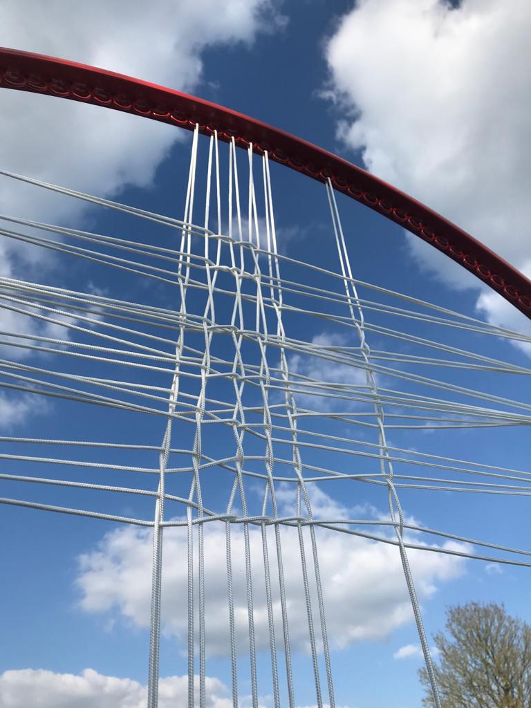 A new lace sculpture celebrating the revival of lacemaking in Headford will be installed in Headford tomorrow, and will continue for several days. Commissioned by @headfordlace, ‘Lace Matrix’ by Róisín de Buitléar is funded by Galway 2020 under the Small Towns Big Ideas programme