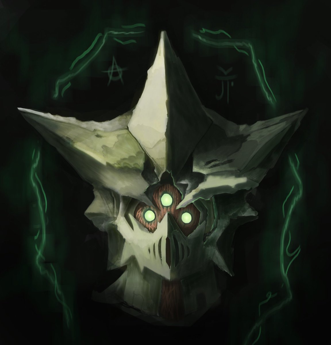 SharpValor's tweet image. Getting excited for witch queen with each week that passes, can’t stop drawing knights. #Destiny2Art #DestinyArt #Destiny