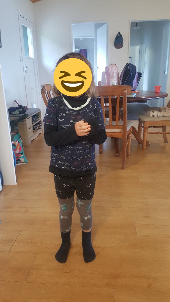 punchand_'s tweet photo. Asked E to wearing consider T-shirt and shorts since it will be hot today... https://t.co/MxUnMRbYjE