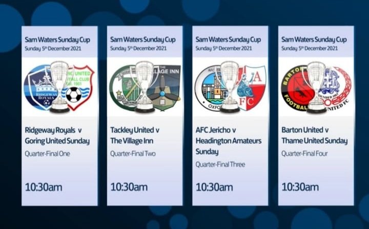 Sam Waters Quarter Final Games 5th December