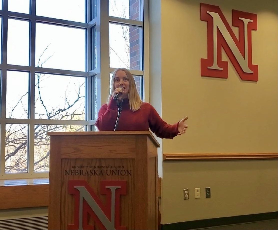 Update: It went great. :) Thanks to <a href="/UNLWomensCenter/">UNL Women's Center</a> and the LGBTQA+ Center for having me at your Gender Equity Conference!