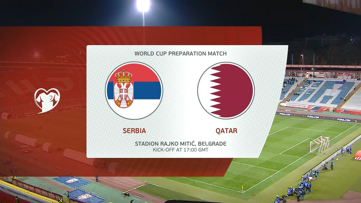 Serbia vs Qatar Highlights 11 November 2021