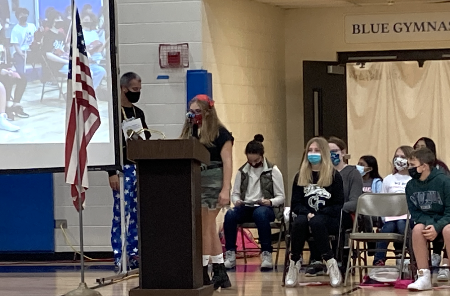 It was a very special and moving #VeteransDay ceremony today at Churchville Middle School. Thank you to our veterans whose presence and stories made it memorable for our students, and to <a href="/MrPRichey/">Peter Richey</a>, teacher and Navy vet, who helped plan the day. #ForwardTogetherd205