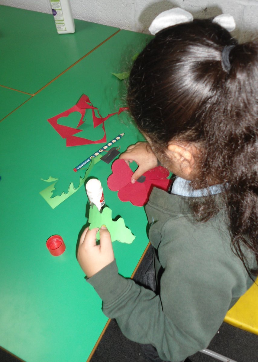 Today the children spent the afternoon creating poppies after learning about Remembrance Day.