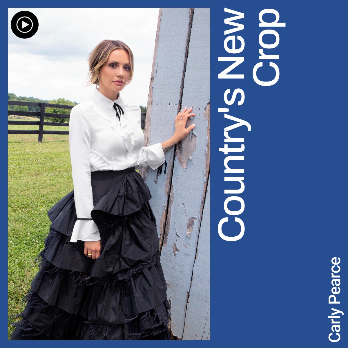 carlypearce's tweet photo. Thank you for the love on #neverwantedtobethatgirl and for featuring me as the cover of #countrysnewcrop, @youtubemusic! Listen here: https://t.co/blCfzryU0n https://t.co/BYzhbuoOtF