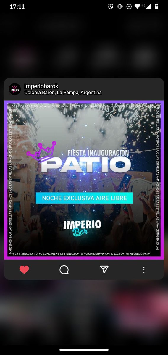 Se va re poner el viernes 🥳
Ya estamos re manija 🥳🥳