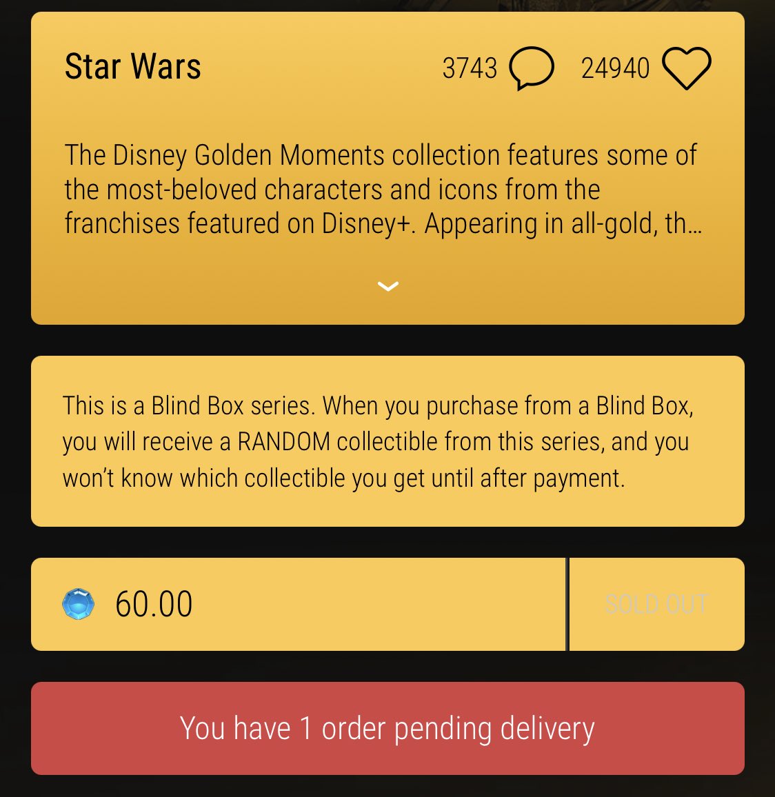 Might it be my first successful drop in months?! Gives me A New Hope 🌌