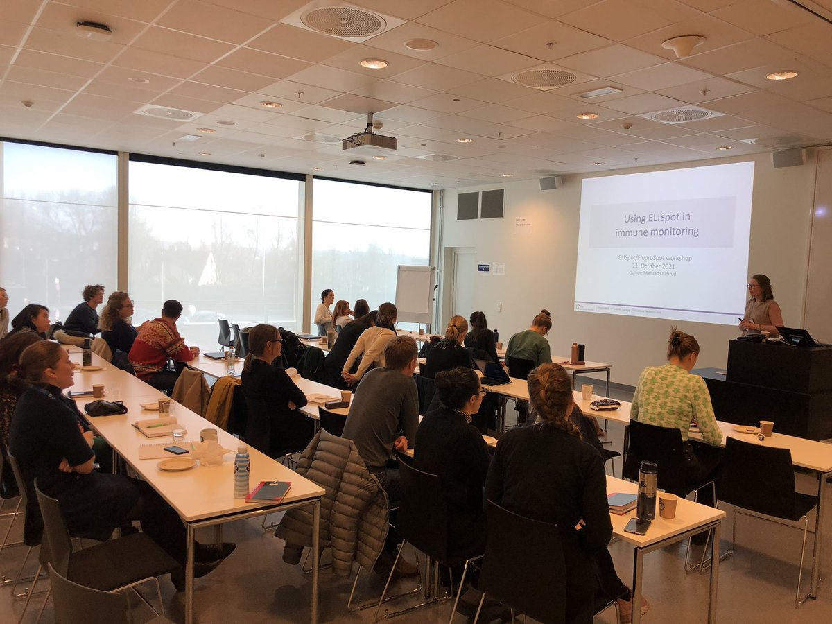 jahnmatz's tweet photo. Thank you #Oslo Norway for welcoming me for the #elispot and #fluorospot workshop I hosted at the Radiumhospital today. Thanks also all the participants from Nextera AS , Vaccibody AS , Ultimovacs, Oslo universitetssykehus , Universitetet i Oslo (UiO) PCI Biotech and others! https://t.co/6r9duFcUkJ