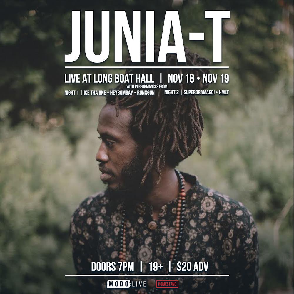 JuniaTofSB's tweet photo. We are officially 1 week away! 

Nov 18th - w/ @IceThaOne &amp; HeyBombay, @itsRUNXGUN 

Nov 19th - w/ @SUPERDRAMAGO &amp; @HMLTlive 

Powered by: @modo_live &amp; @HomeStand_news 

#StudioMonk 

https://t.co/N3drPBkv29 https://t.co/p2m2Serz4x