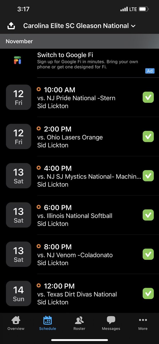JordanPerritt's tweet photo. Can’t wait for Clearwater this weekend… otw now!! Make sure to stop by and catch a couple of our games!! @EliteGleason https://t.co/RcnYmmoiQk