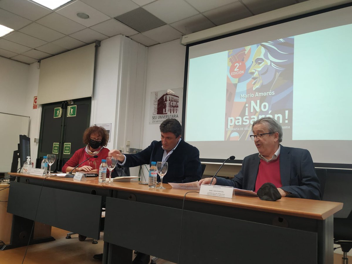 pcpvalacant's tweet photo. Presentación del libro:

¡NO PASARÁN!
Biografía de Dolores Ibárruri, #Pasionaria.

De @MarioAmoros1973.

En el marco del #CentenarioPCE.

#Alicante #PCE #PCPV #Alacant https://t.co/p7TKe0XwPj