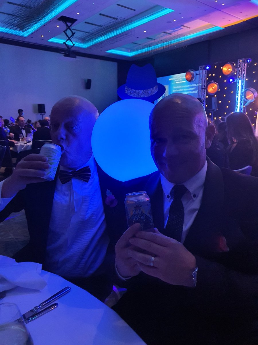 hall_hall42's tweet photo. 2 bald men and a blue stone @BluestoneMortg #bsla2021 https://t.co/X2f14yhKO5