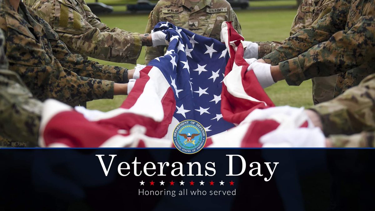 Happy Veterans Day to all who served.

#VeteransDay