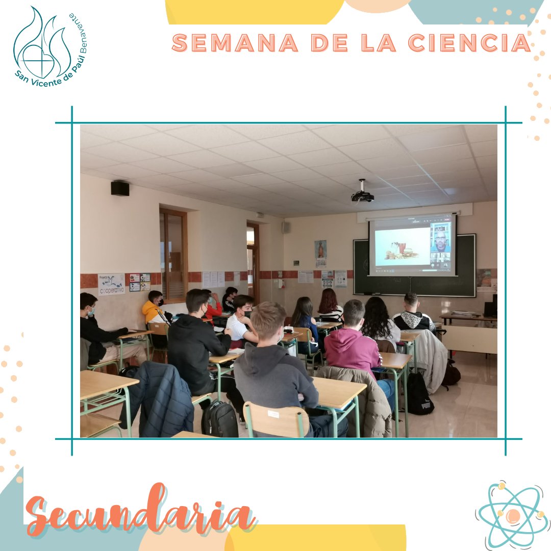 ⚛️𝕊𝔼𝕄𝔸ℕ𝔸 𝔻𝔼 𝕃𝔸 ℂ𝕀𝔼ℕℂ𝕀𝔸⚛️ 

👩🏼‍🍳🧐¿Sabes lo que comes?

Última charla de #SemanaDeLaCiencia2021 para alumnos de #ESO. 
Gracias  <a href="/cfiebenavente/">cfiebenavente</a> <a href="/cfiezamora/">CFIE de Zamora</a>  y a Miguel Ángel Lurueña por sus ponencias.
#somostucolegio 💙
#Benavente
#SemanaDeLaCiencia2021
#colegiosHHCC