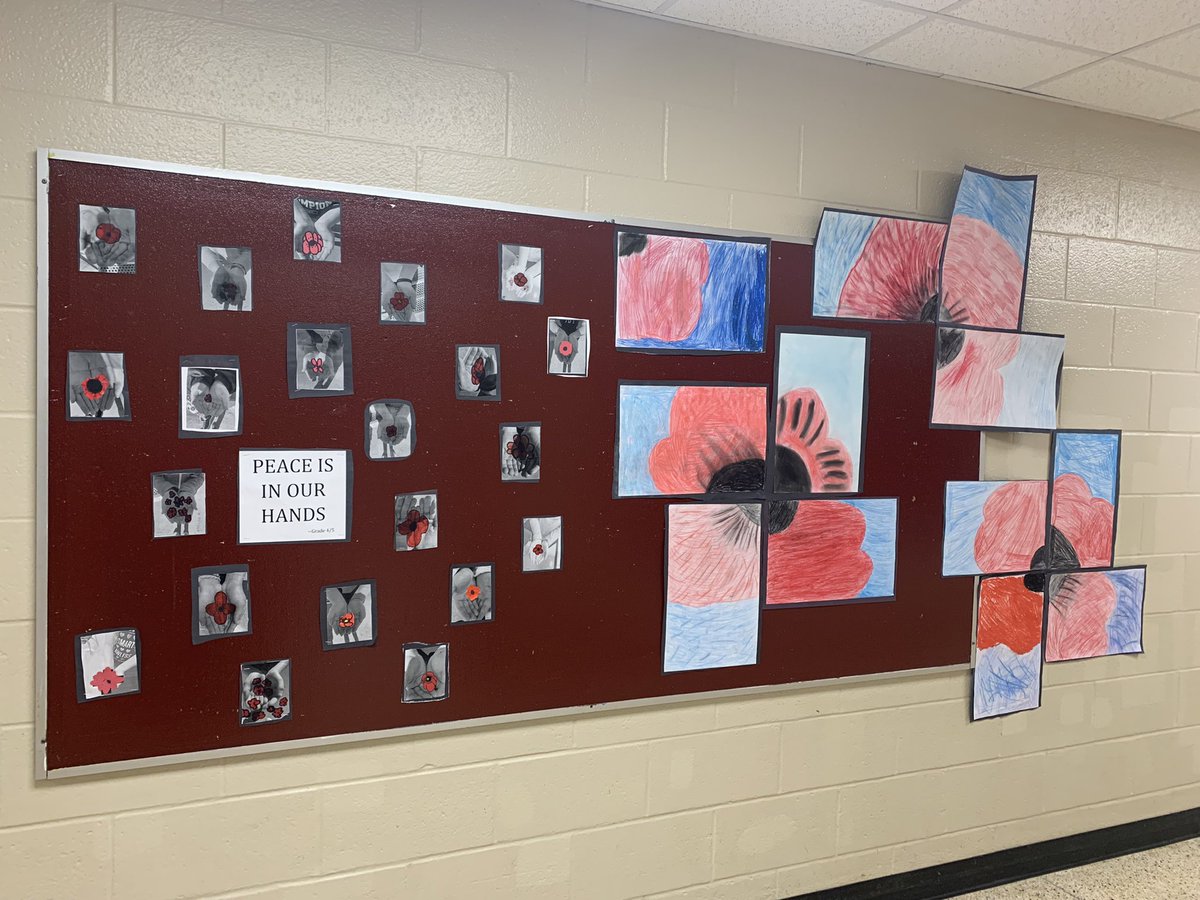 MrsDeRuiter's tweet photo. Proud of my students and their engagement, questions and respect during this day of remembrance. Hearing all their little voices singing “highway of heroes” in my room today was a beautiful thing. ❤️ @WalpoleNorth https://t.co/fVSGNOtb2q
