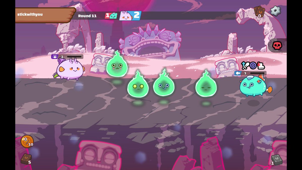 Banton42's tweet photo. They are both in Valhalla now โ๏ธ
#AxieArena
#AxieTriads https://t.co/laRc7Fgh7p