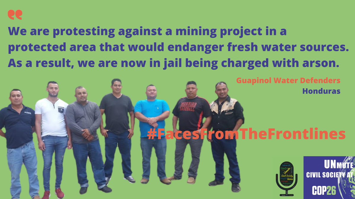 globaltfokus's tweet photo. #FacesFromTheFrontlines pay the highest price for fighting for #ClimateJustice. Their rights must be at the core of any #COP26 outcome.
#DeleteTheBrackets in #Article6 not #HumanRights.
#NoRightsNoDeal https://t.co/Iti8kiUiUH
