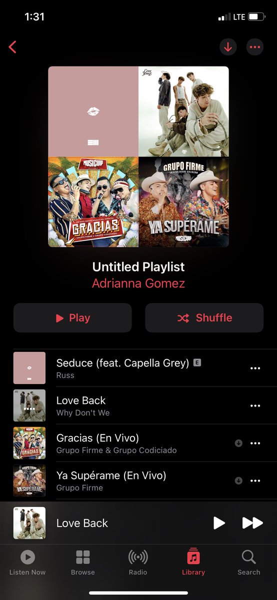 Adri12088's tweet photo. #giveloveback I got it in my playlist twice lol such a good song @whydontwemusic https://t.co/2TR4mEFMQp