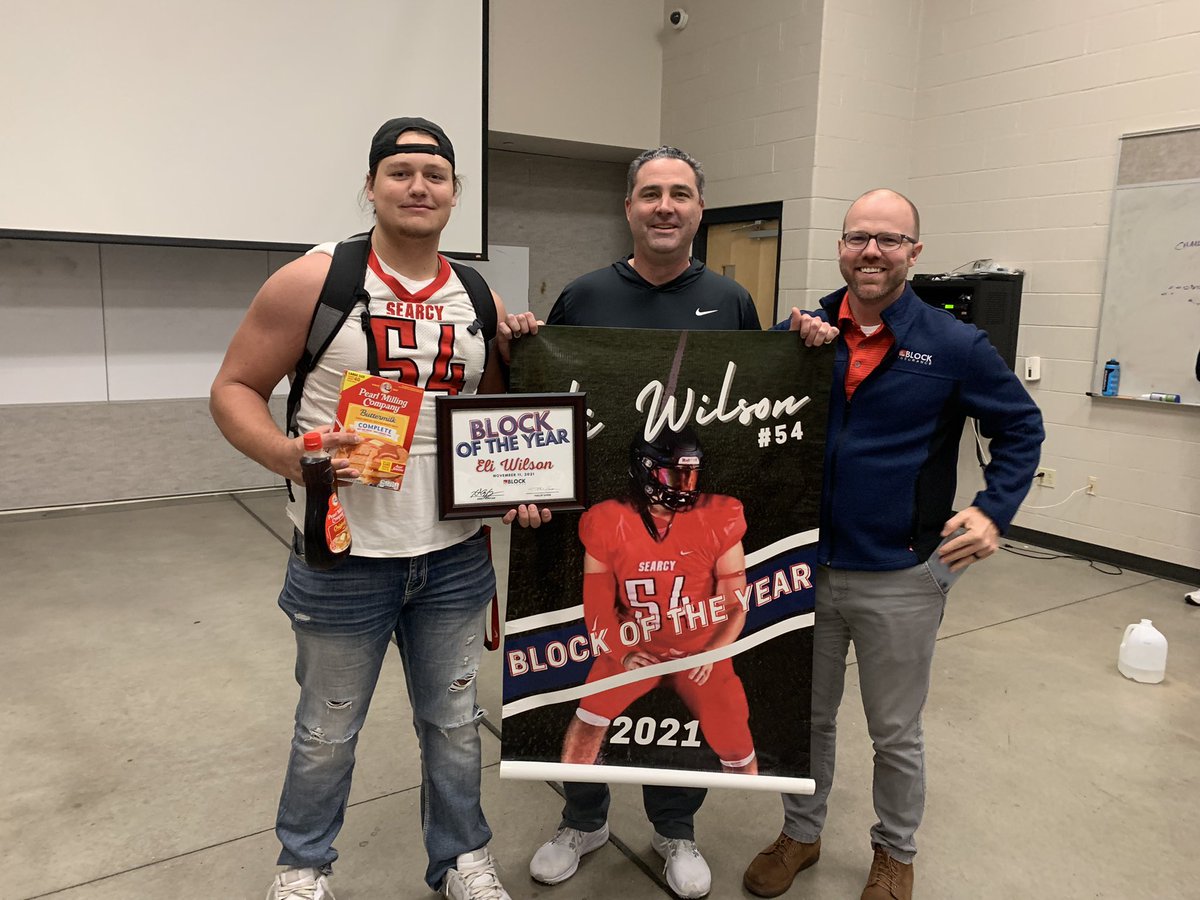 Look who won Block Insurance block of the year 👀 
Dawg
<a href="/SamuelEliWilson/">Eli Wilson</a> @ARunyanBlockIns <a href="/zclark730/">Zak Clark</a> 
🦁 💪