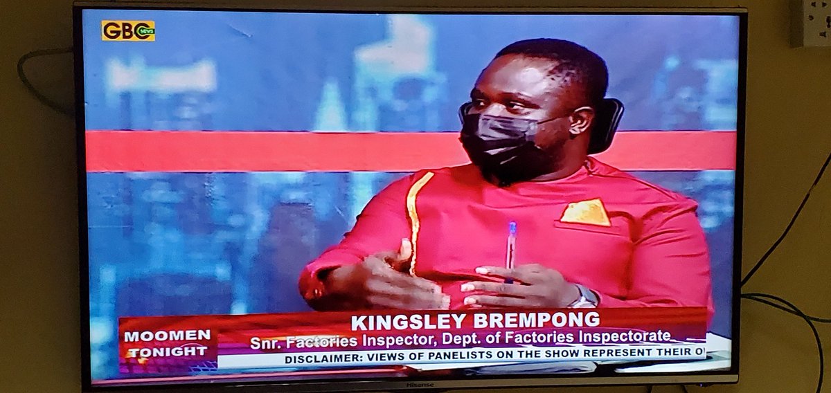 kobengkyereh's tweet photo. Our guest is Kingsley Amo Brempong of Dept of Factories Inspectorate.
The questn is how do we use #lead & not be exposed to it?Can it be banned? Why do we find it in some paints & some cosmetics?Join us on #GBCNews #MoomenTonight
#globalaffairscanada
@GettheleadoutM
@UNICEFGhana https://t.co/vGoDMEtcVz