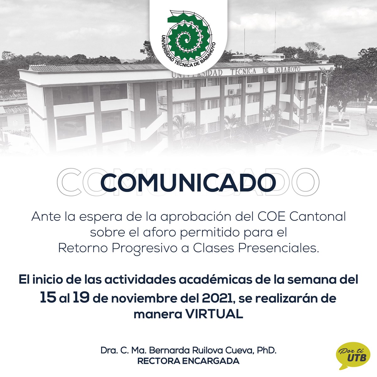 #Comunicado