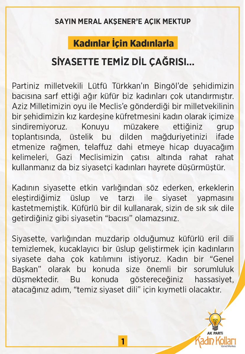 Mhmtemollaoglu's tweet photo. Siyasetin şikayet ettiğimiz küfürlü dilini, gelin birlikte dönüştürelim.
#AkşenereAçıkÇağrı https://t.co/GegJc74fcz