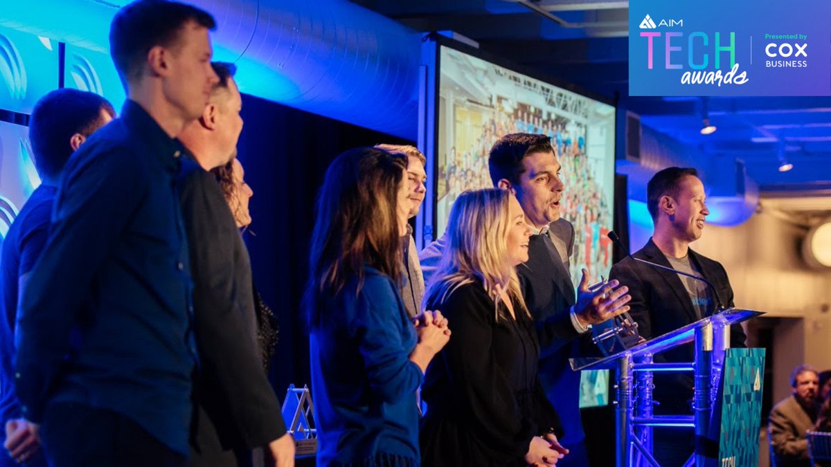 AIMInstituteOMA's tweet photo. We're excited to celebrate our #AIMTechAwards recipients who have used their #tech knowledge to make valuable impact this year in the #SiliconPrairie. 

We hope to see you at @DesignOmaha this evening for the awards ceremony presented by @coxbusiness.

https://t.co/07ZAMJo19N https://t.co/wv5awu2pJU