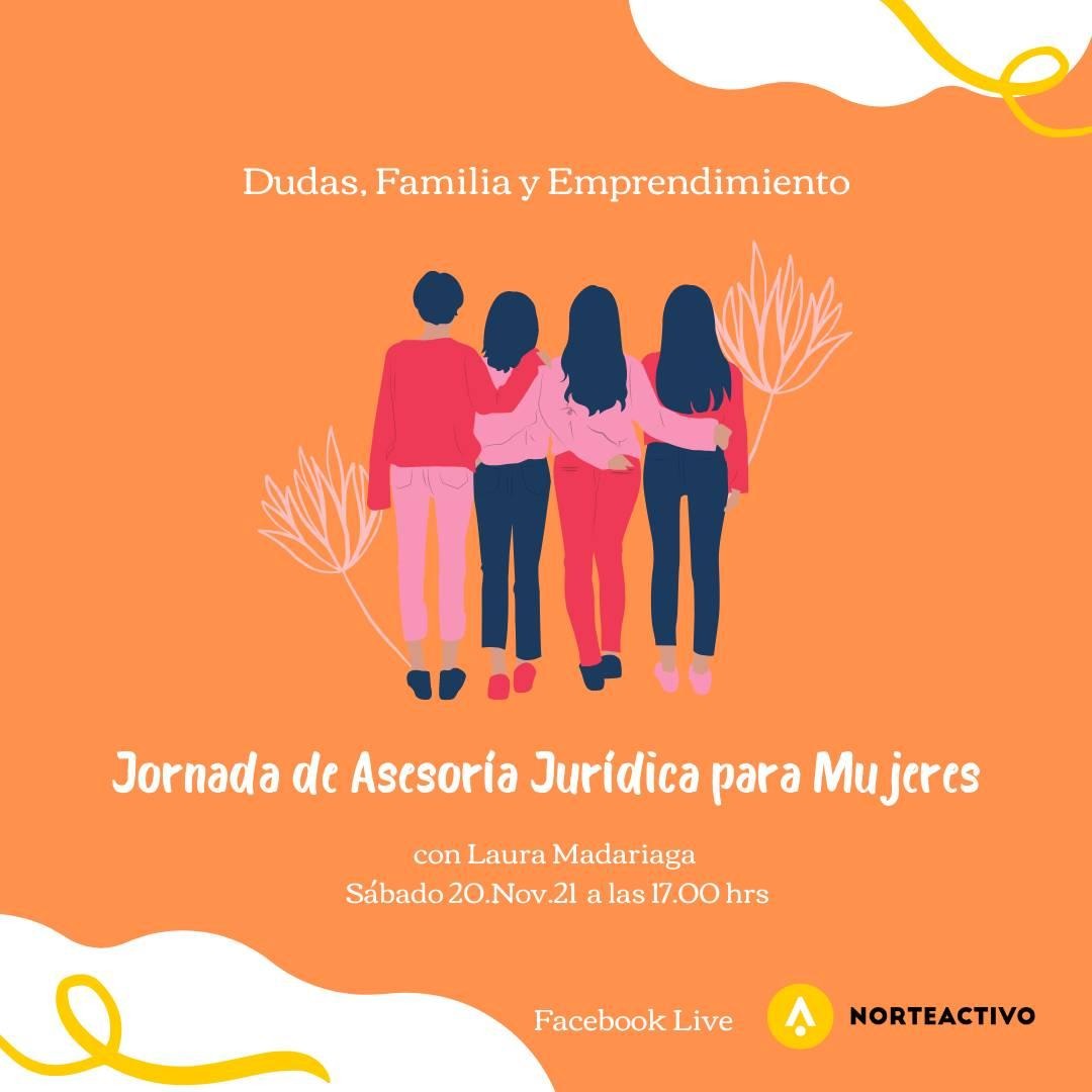 legalgamerscl's tweet photo. Los dejamos invitados a la JORNADA DE ASESORÍA JURÍDICA PARA MUJERES que realizará nuestra querida @L_Madariaga el día sábado 20/11 a las 17:00 hrs CL. 
No pueden perder esta oportunidad!! 💪🌸
Link de inscripción y más información en comentarios. 

Agradecemos RT! https://t.co/Qlko9jMxes