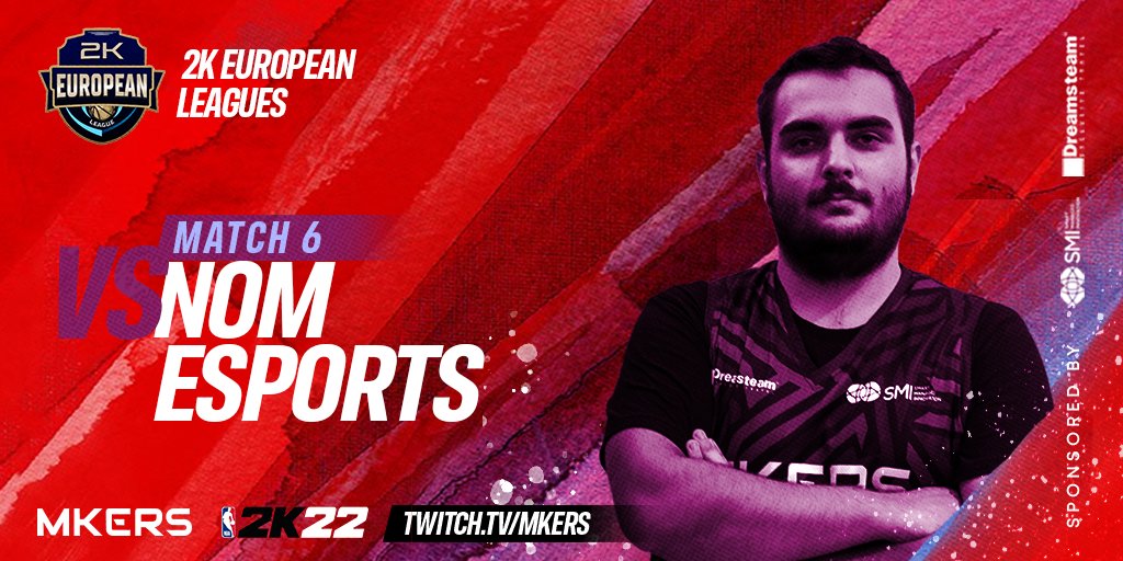 mkersofficial's tweet photo. 2k EUROPEAN LEAGUES / MATCH #6 GOOO MKERS!

🆚@NOM_Esports
🕙22:30
📺https://t.co/1RIfFLVPJ7
🎙️@SweetChinMusig8 &amp; @Duduc_2k

#GoMkers #MkersArmy #NBA2k22  #2KEUML https://t.co/mHxtnKeDtm