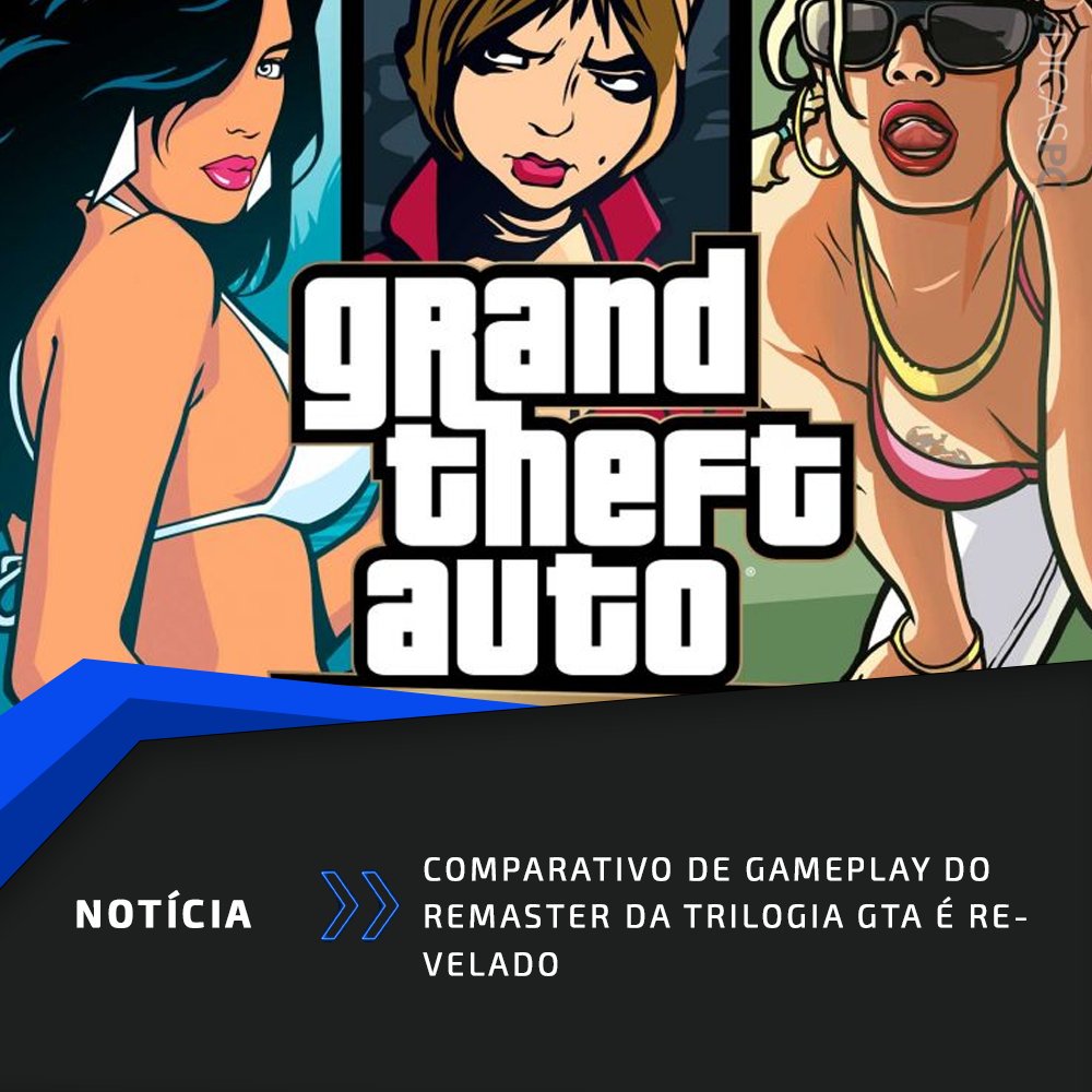 Todos estamos ansiosos para saber como está o gráfico dos remasters de GTA III, GTA Vice City e GTA San Andreas...

Saiba mais, clique aqui 👉 bit.ly/3oiCSxX