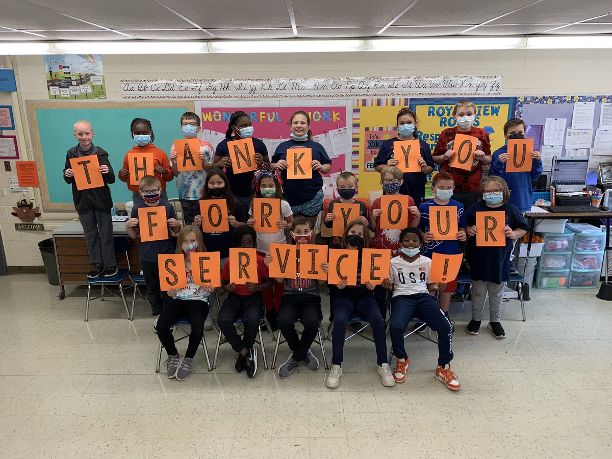 Happy Veterans Day from room 231!