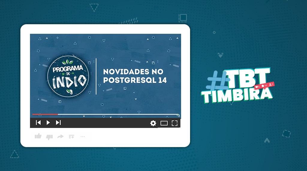 TimbiraBrasil's tweet image. O #TbtTimbira hoje é dedicado a essa live sobre #PostgreSQL14 feita pelos nossos especialistas Fábio e Guedes.
Se tu ainda não conferiu, vale a pena clicar no link: youtube.com/watch?v=BPOZIo…
Lembrando que hoje foi dia de lançamento da primeira minor release dessa versão!