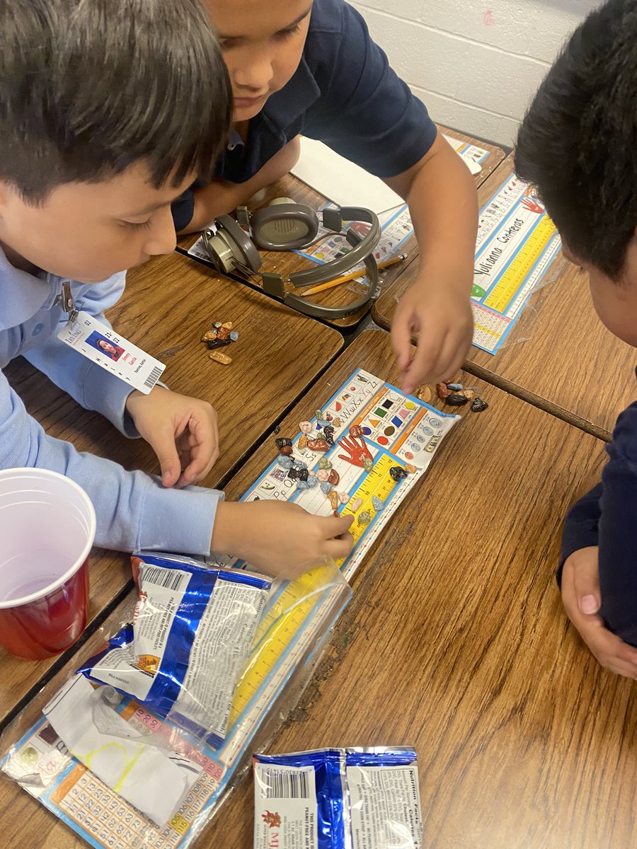 Ssala0502's tweet photo. Finished up our rock unit by sorting rocks…imagine their surprise when I picked one up and ate it 😉 they didn’t know these were CHOCOLATE rocks!!! https://t.co/Rx5TEhkMQp