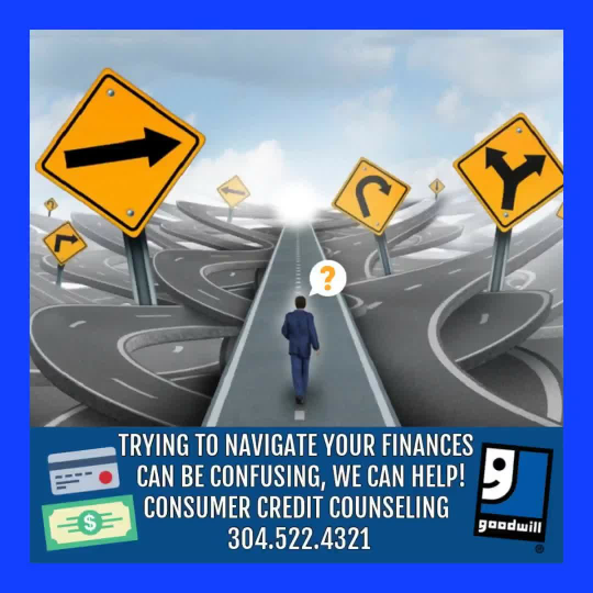 GoodwillGeek's tweet photo. These uncertain times may be making it difficult to navigate your money, we can help steer you in the right direction. Our Consumer Credit Counselors are here for you. Call 304.522.4321 &amp; let us help. We are in this together. #sharegoodwill #spreadgoodwill #creditcounseling https://t.co/UGzBWri1k4