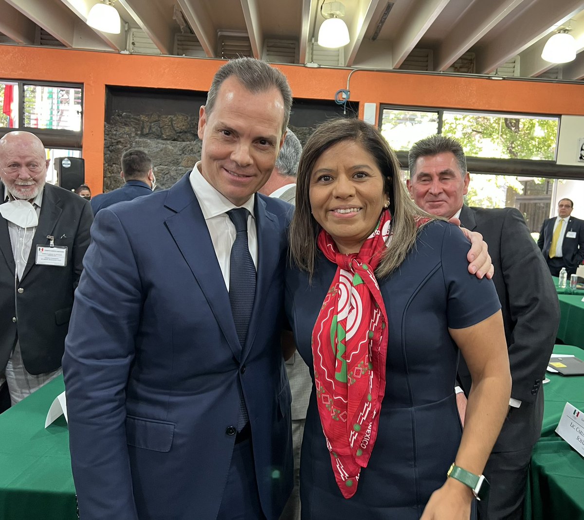 Femeti's tweet photo. RT @OlegarioVazquez: Hoy es un día histórico en el @COM_Mexico Se eligió por primera vez en un proceso democrático, con voto secreto, en presencia de Pérez Miró como observador del COI, la primera mujer presidenta de su historia. Felicidades @maryjosealc… https://t.co/1tZ26UWlvO
