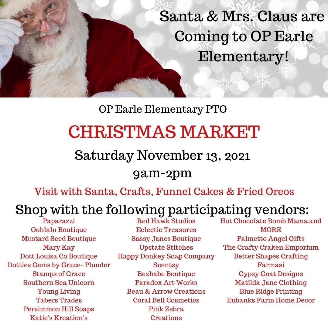 The Crafty Kraken Emporium (that’s me!!) will be at the O P Earle Elementary Christmas market Sat. 11/13.  Come see us!!
#craftykrakenemporium #christmas #gifts #tistheseason #supportlocal