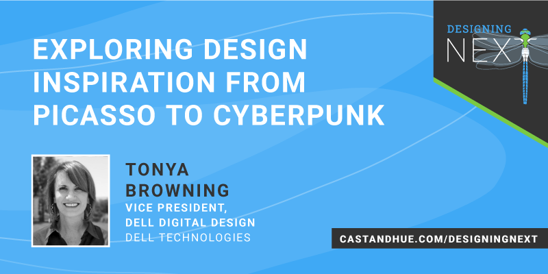 .<a href="/ChadBrough/">Chad Brough</a> and I learned a lot about #design #leadership, failing fast and so much more on the latest episode of Designing Next with our guest Tonya Browning of Dell.  castandhue.com/designing-next…